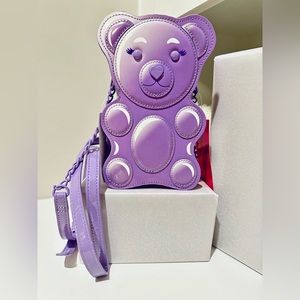 Betsey Johnson Lavender Purple Gummy Bear Crossbody Bag